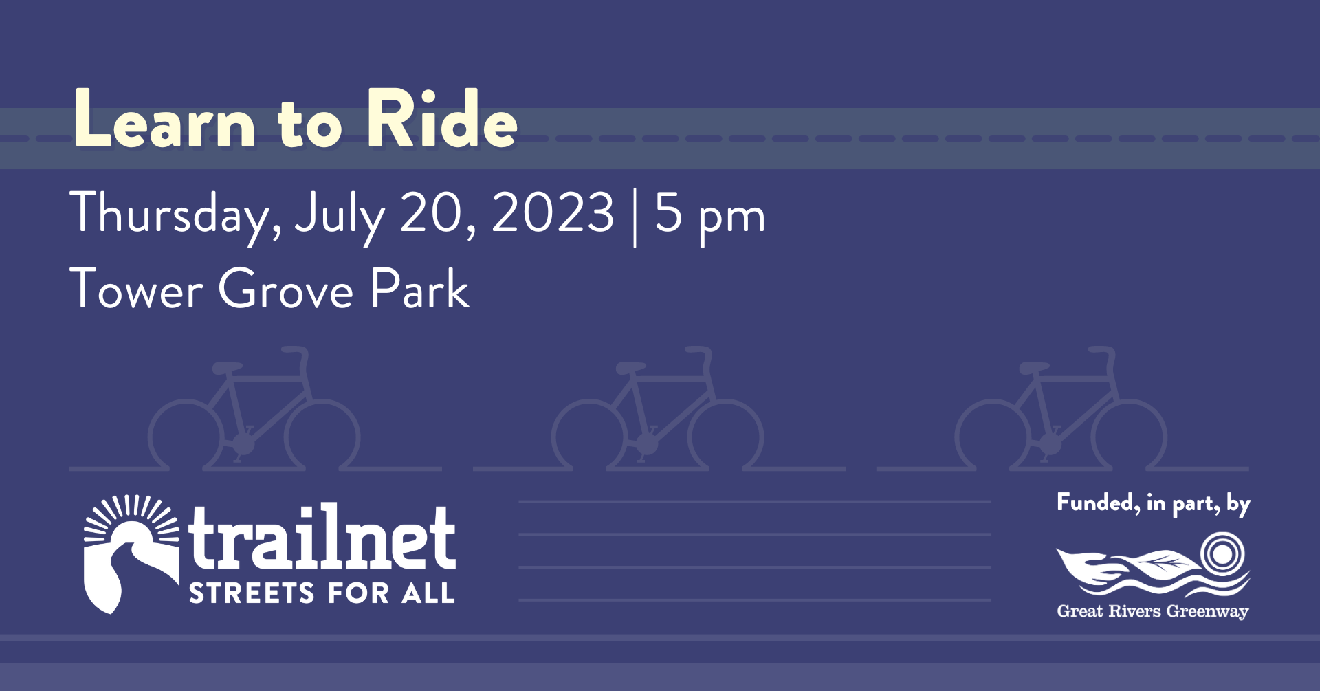 Adult/Teen Learn to Ride Tower Grove Park